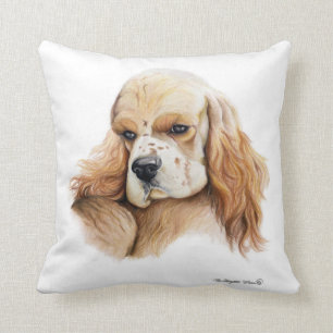 Coussin Carreau de cocker