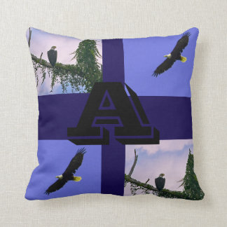Coussin Carreau de coutume d'Eagle