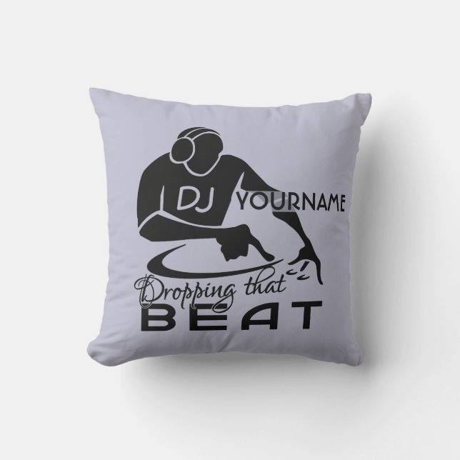 Coussin Carreau de coutume du DJ (Recto)