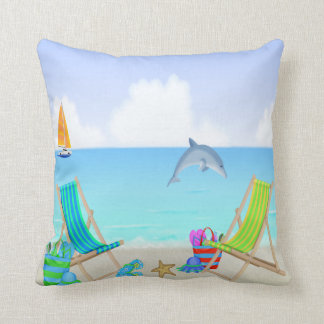 Coussin Carreau de détente de plage