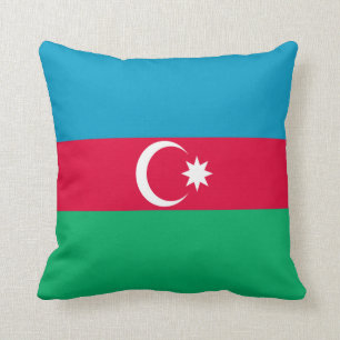 Coussin Carreau de drapeau de l'Azerbaïdjan