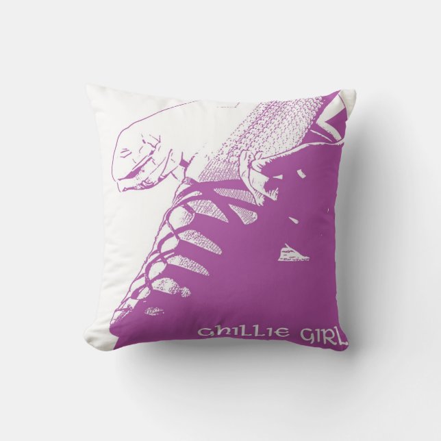 Coussin Carreau de "fille de Ghillie" de danse d'Irlandais (Recto)
