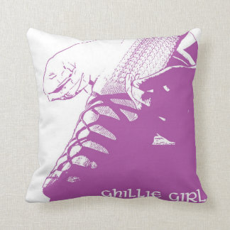 Coussin Carreau de "fille de Ghillie" de danse d'Irlandais