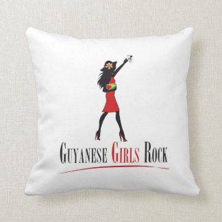 Coussin Carreau de fille de la Guyane