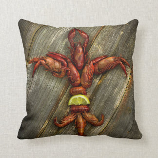Coussin Carreau de Fleur-De-lis d'écrevisses