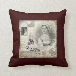 Coussin Carreau de Jane Austen