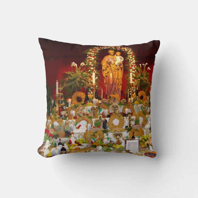 Coussin Carreau de l'autel de St Joseph (Recto)