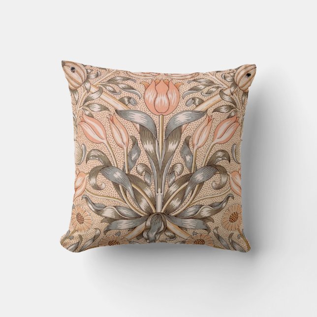 Coussin Carreau de Lilly et de grenade (Recto)