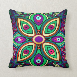 Coussin Carreau de Lotus d'oeil