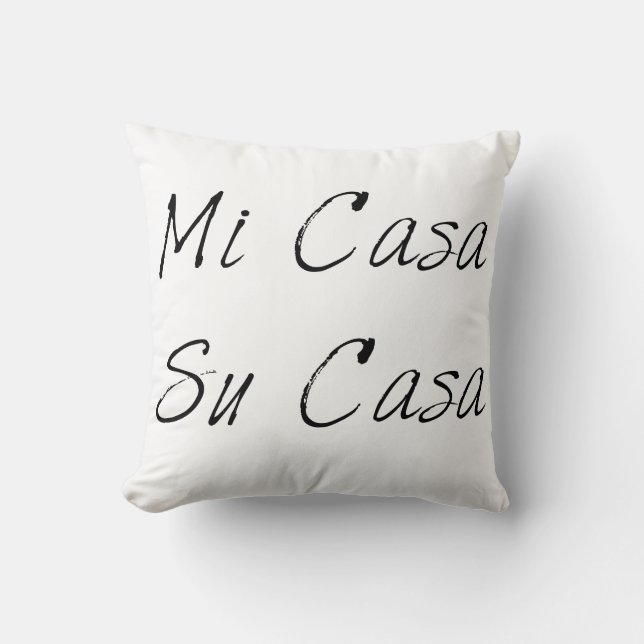Coussin Carreau de maison du Su de maison de MI (Recto)