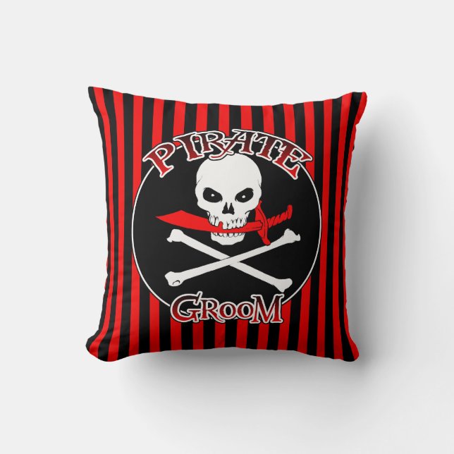 Coussin Carreau de marié de pirate (Recto)