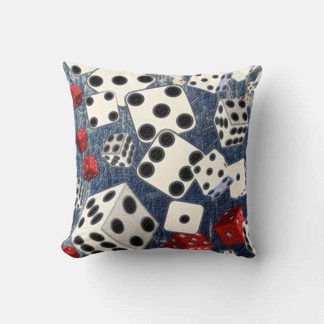 Coussin Carreau de matrices de jeu (Recto)