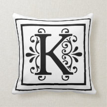 Carreau de monogramme de la lettre K