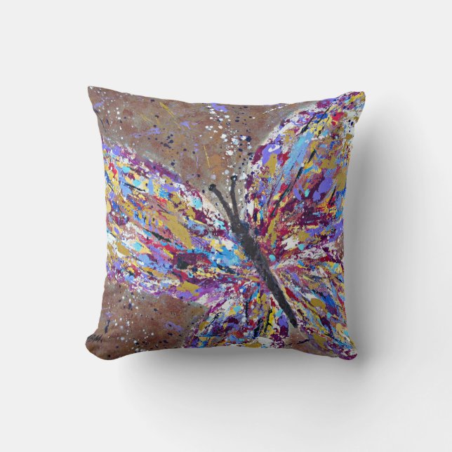 Coussin Carreau de papillon (Recto)