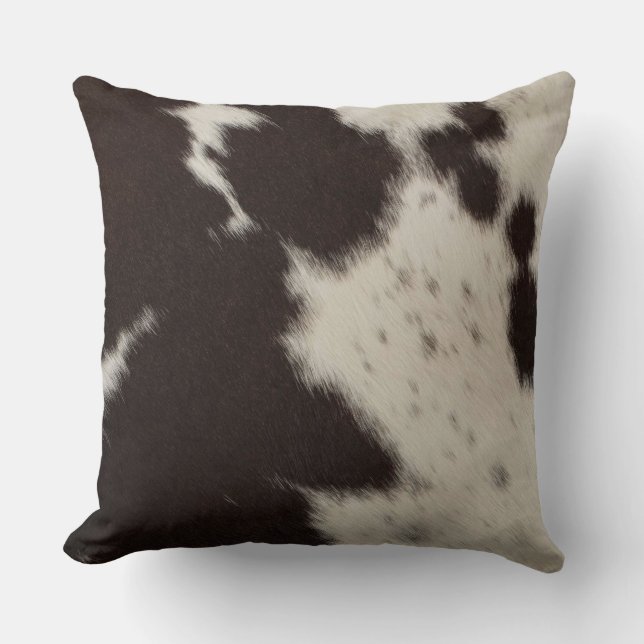 Coussin Carreau de peau de vache (Recto)