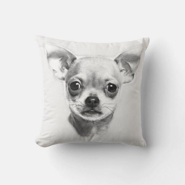 Coussin Carreau de polyester de chiwawa, carreau (Recto)