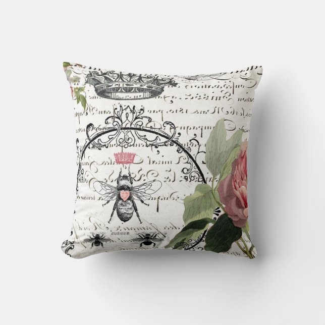 Coussin Carreau de reine des abeilles (Recto)