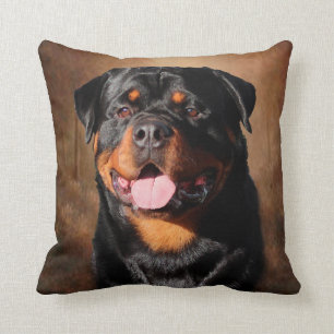 Coussin Carreau de rottweiler