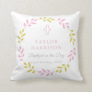 Coussin Carreau de souvenir de baptême
