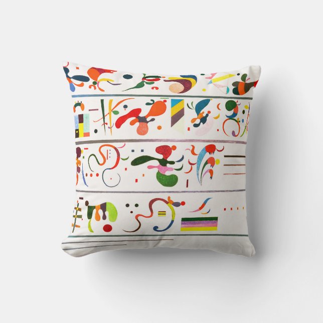 Coussin Carreau de succession de Kandinsky (Recto)