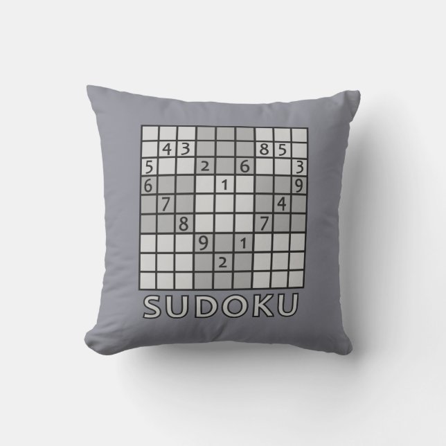 Coussin Carreau de SUDOKU (Recto)