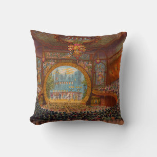 Coussin Carreau de théâtre de bijou de Boston