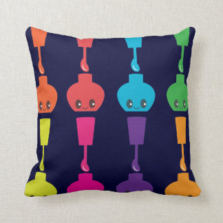 Coussin Carreau de vernis à ongles de Kawaii