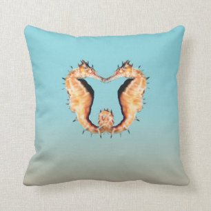 Coussin Carreau d'hippocampes de danse