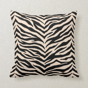 Coussin Carreau d'impression de zèbre