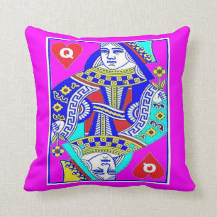 Coussin Carreau du nouveau look de la Reine rouge par