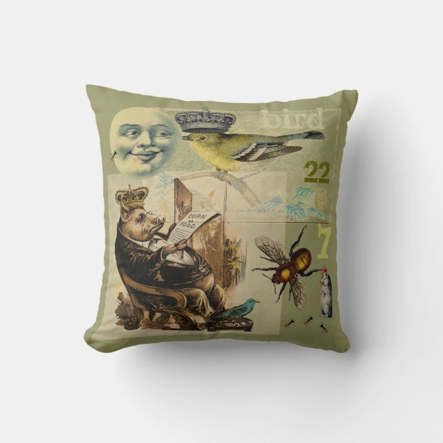 Coussin Carreau du Roi Pig (Recto)