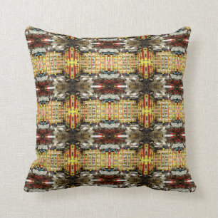 Coussin Carreau du sud-ouest de dessin géométrique