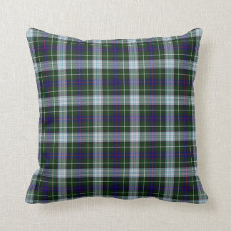 Coussin Carreau écossais bleu de plaid de tartan
