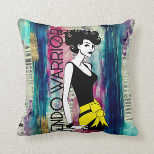 Coussin Carreau ENDO 16" de polyester de GUERRIER x 16"