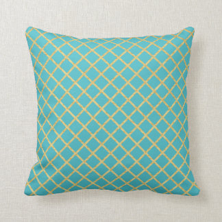 Coussin Carreau fait sur commande de couleur de grille