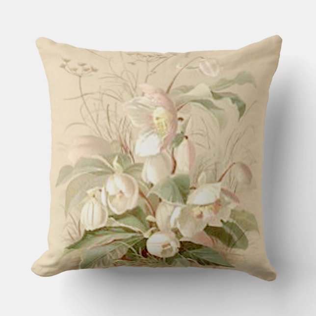 Coussin Carreau floral vintage (Recto)