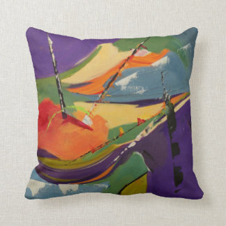 Coussin Carreau gai de régate