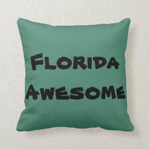 Coussin Carreau impressionnant de citation de la Floride