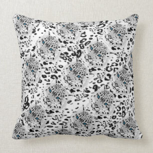 Coussin Carreau/léopard