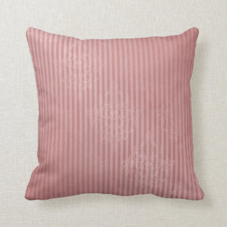 Coussin Carreau mauve 20" de damassé x 20"