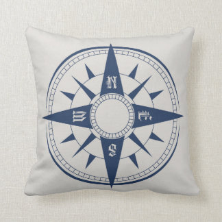 Coussin Carreau nautique de boussole