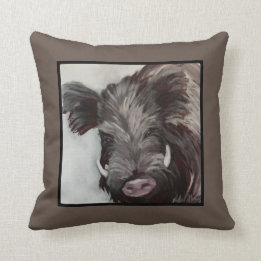 Coussin Carreau original de balénoptère de porc de