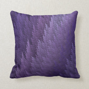 Coussin Carreau pourpre de conception de motif de plume de
