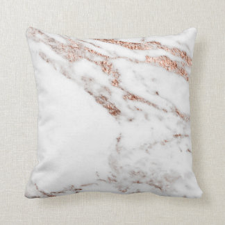 Coussin Carreau rose de veine d'or
