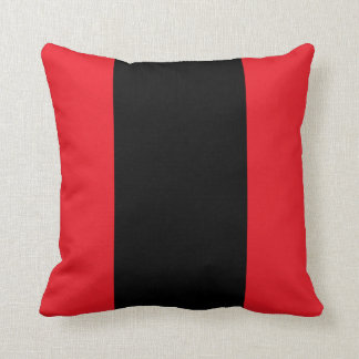 Coussin Carreau rouge et noir