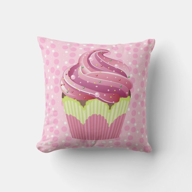 Coussin Carreau savoureux de bonbons à petits gâteaux (Recto)
