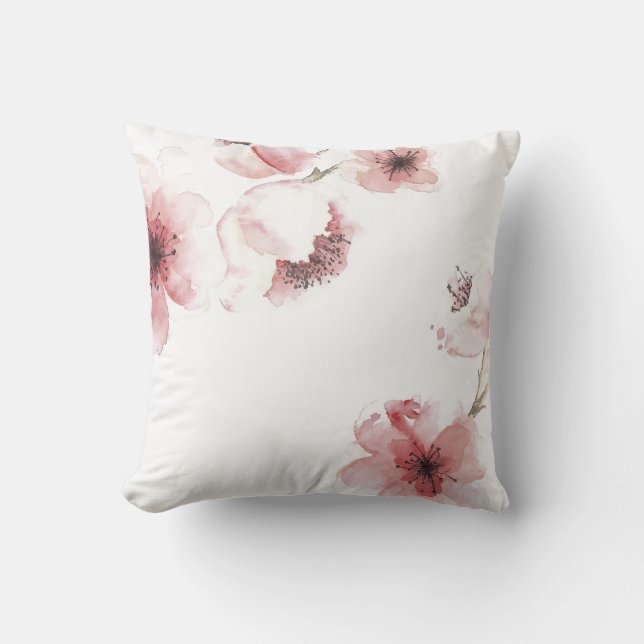 Coussin Carreau simple pourtant élégant des fleurs de (Recto)