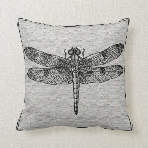 Coussin Carreau simplement renversant de libellule