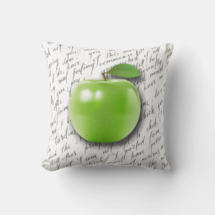Coussin Carreau vert d'Apple