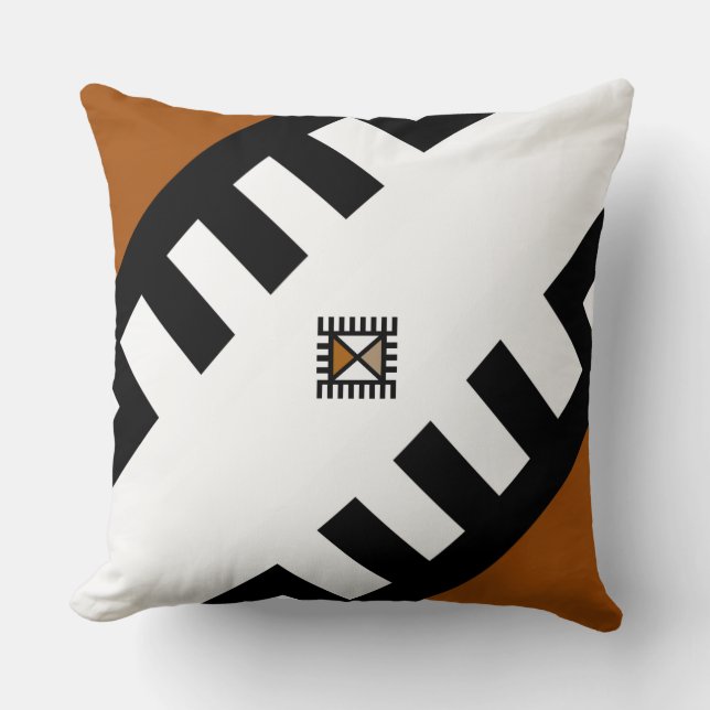 Coussin Carreaux de concepteur avec la conception (Recto)